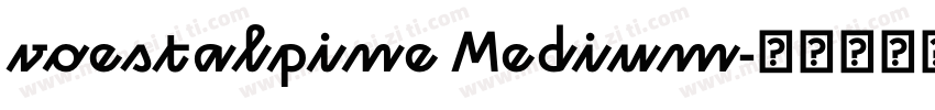 voestalpine Medium字体转换